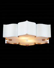  9999-0059 - Grand Lotus White Flush Mount