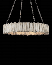  9000-1249 - Driftwood Whitewash Ring Chandelier