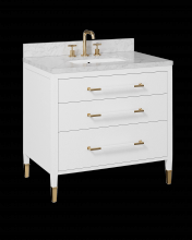  3800-0007 - Verona 36'' White Vanity with