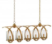  9000-0054 - Maximus Medium Gold Chandelier