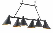 Currey 9841 - Culpepper Black Rectangular Chandelier