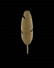  5000-0127 - Tropical Brass Leaf Wall Sconc