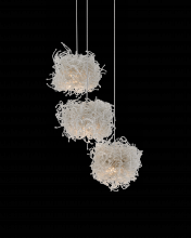  9000-0696 - Birds Nest 3-Light Round Multi-Drop Pendant