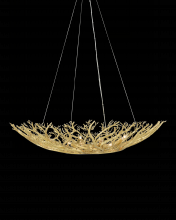  9000-0780 - Sea Fan Gold Bowl Chandelier