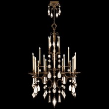  709440-3ST - Encased Gems 53"W Round Chandelier