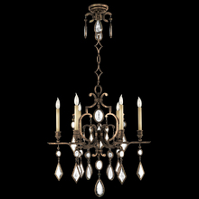  718240-3ST - Encased Gems 29"W Round Chandelier