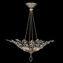 freight is 11.5% 753640ST - Crystal Laurel 35"W Round Pendant