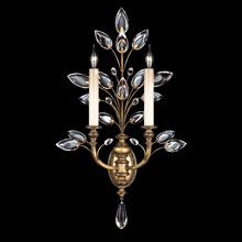  773150ST - Crystal Laurel 28"H Sconce