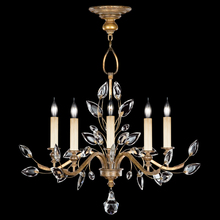  775840ST - Crystal Laurel 32"W Round Chandelier