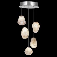  852440-14LD - Natural Inspirations 12"W Round Pendant