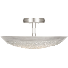  880040ST - Arctic Halo 20"W Round Semi-Flush Mount