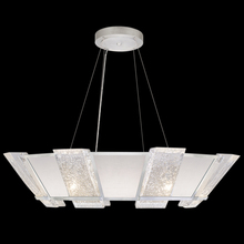  890640-11ST - Crownstone 38"W Round Pendant